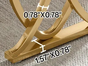 63" Modern Rectangular Dining Table – Seats 4-6 People