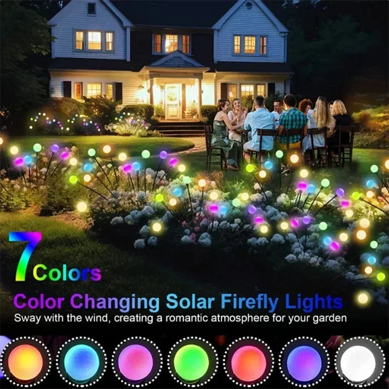 Solar Firework LED Garden Lights for Outdoor Decoration