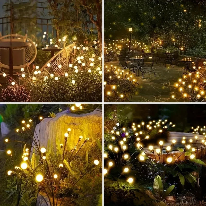 Solar Firework LED Garden Lights for Outdoor Decoration