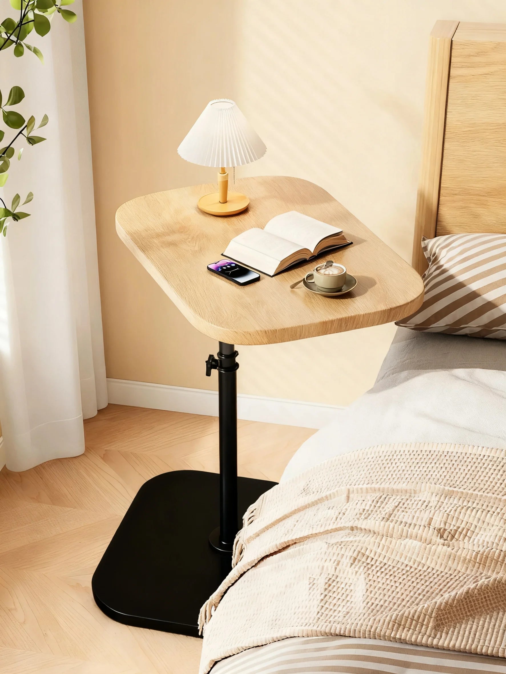 Portable Folding Side Table – Adjustable Laptop & Coffee Desk