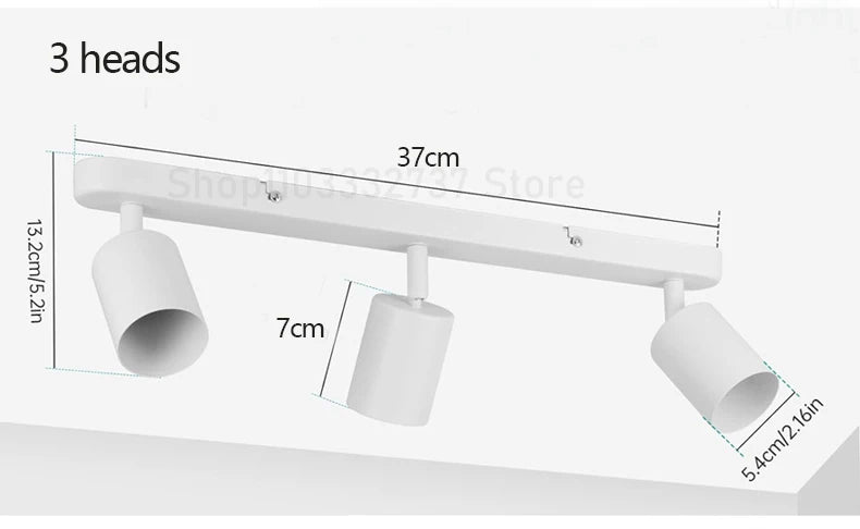 Modern Adjustable GU10 LED Ceiling Light Fixture
