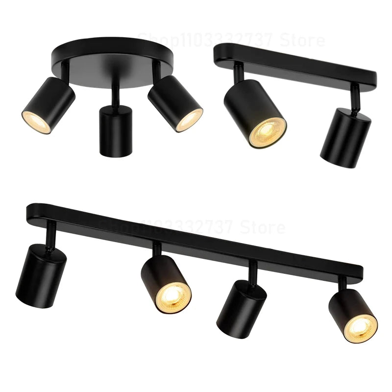 Modern Adjustable GU10 LED Ceiling Light Fixture