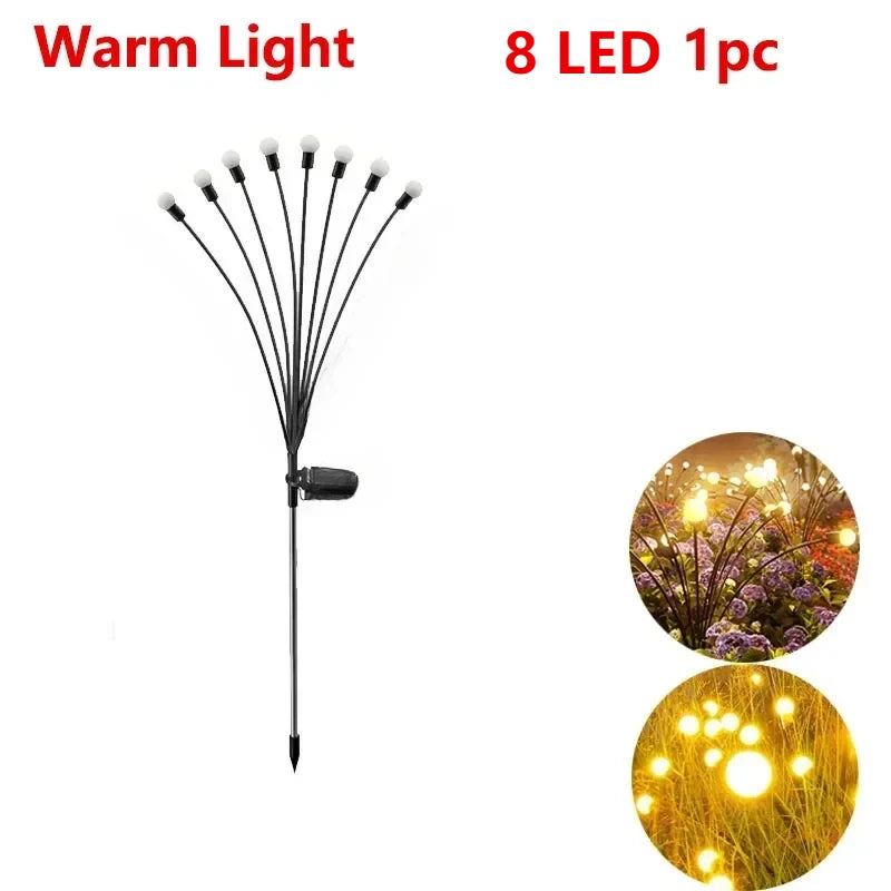 Solar Firework LED Garden Lights for Outdoor Decoration