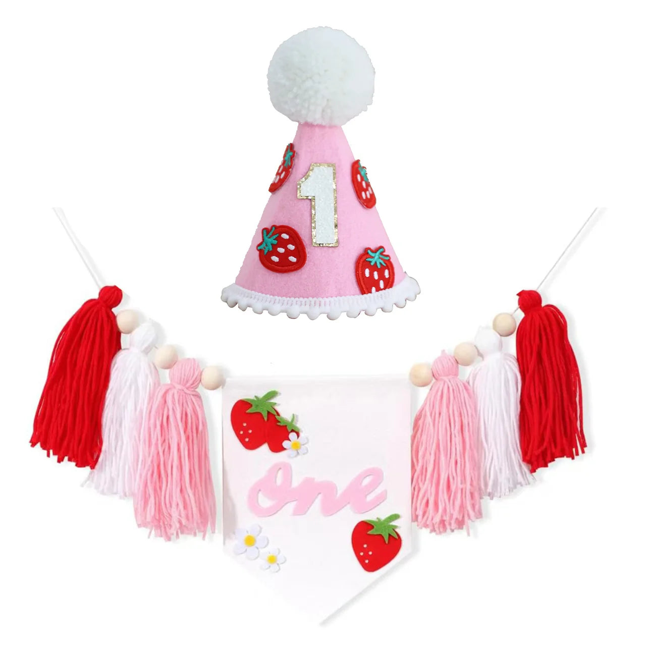 Boho 1st Birthday High Chair Banner Party Decoration