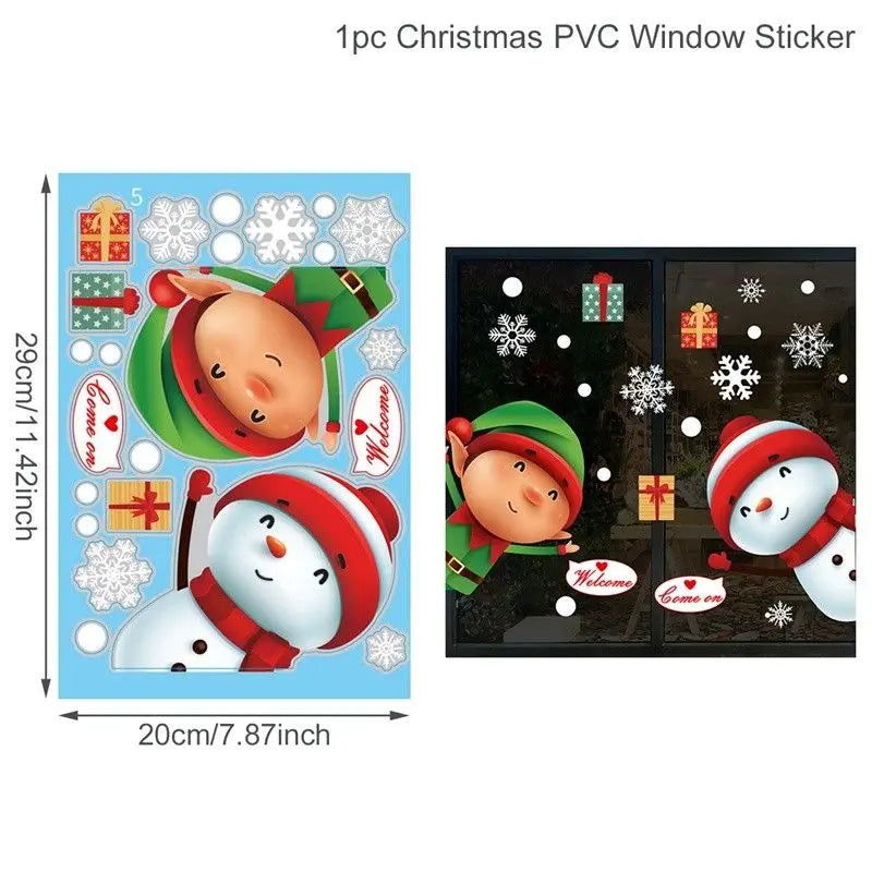 Christmas Window Stickers – Merry Christmas Wall & Home Décor
