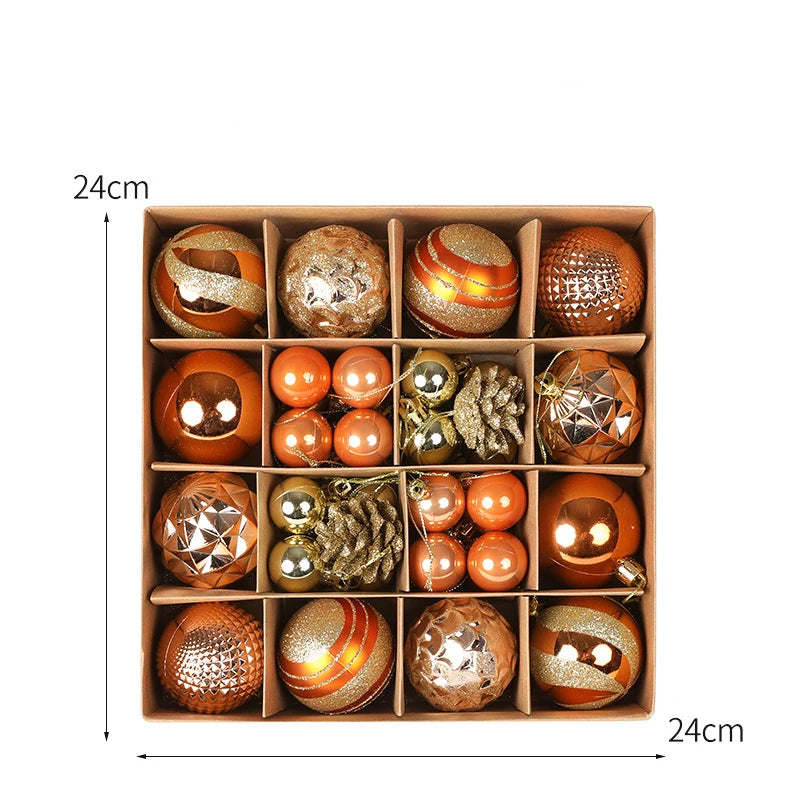 36PCS Christmas Ball Ornaments – Holiday Tree & Home Decor