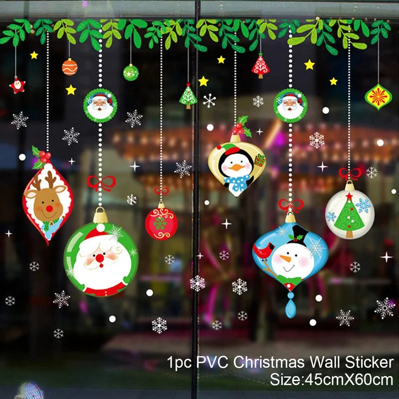 Christmas Window Stickers – Merry Christmas Wall & Home Décor