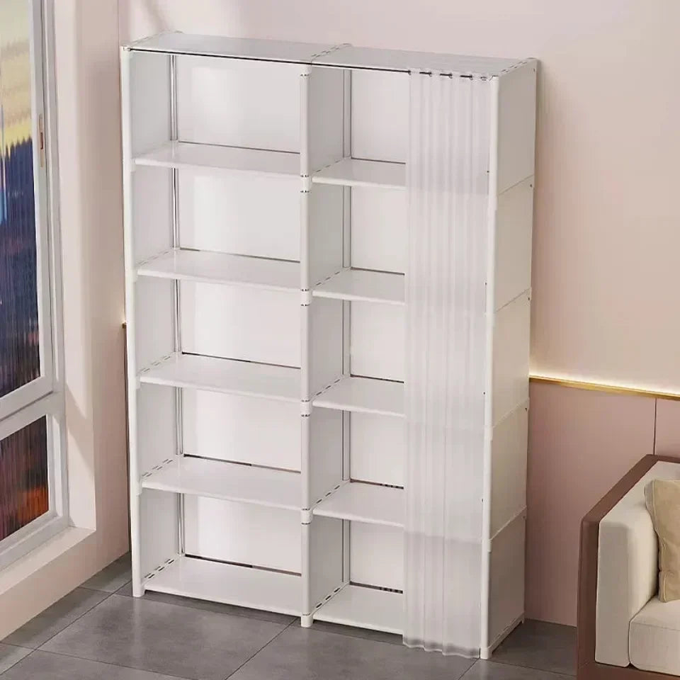 6/5-Layer Dustproof Wardrobe – High Capacity Storage Cabinet