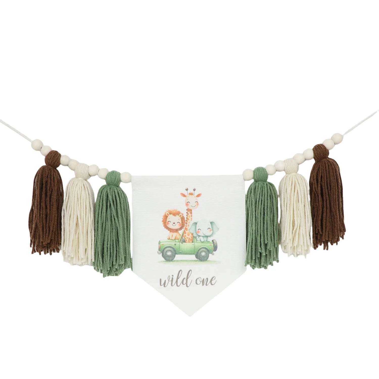 Boho 1st Birthday High Chair Banner Party Decoration