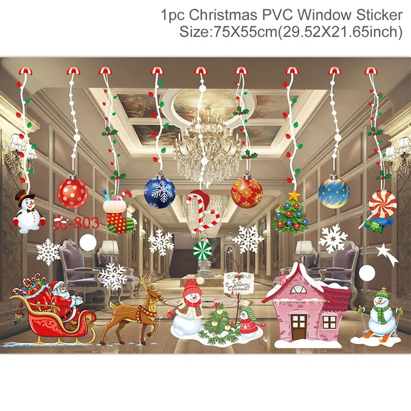 Christmas Window Stickers – Merry Christmas Wall & Home Décor