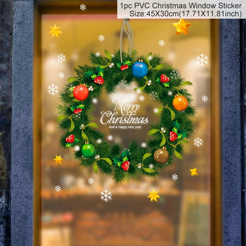 Christmas Window Stickers – Merry Christmas Wall & Home Décor