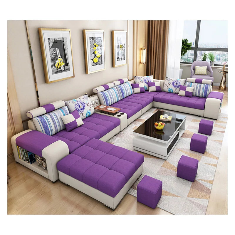 Top Picks for Modern U-Shape Sectional Sofas With USB & Storage