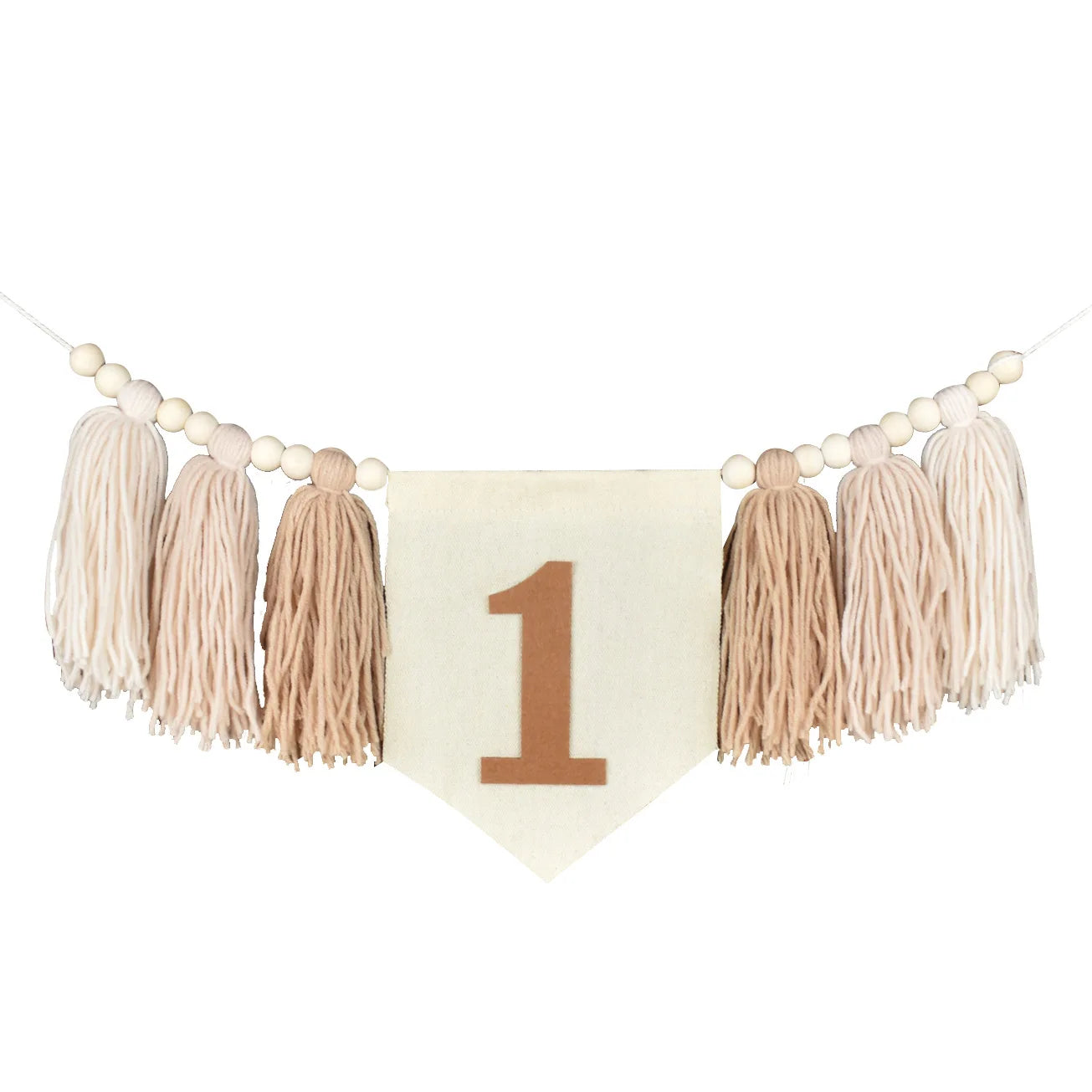 Boho 1st Birthday High Chair Banner Party Decoration