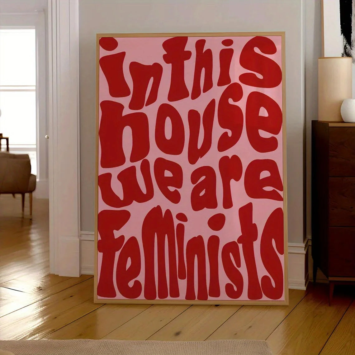 Modern Text Print Canvas Poster Wall Decoration