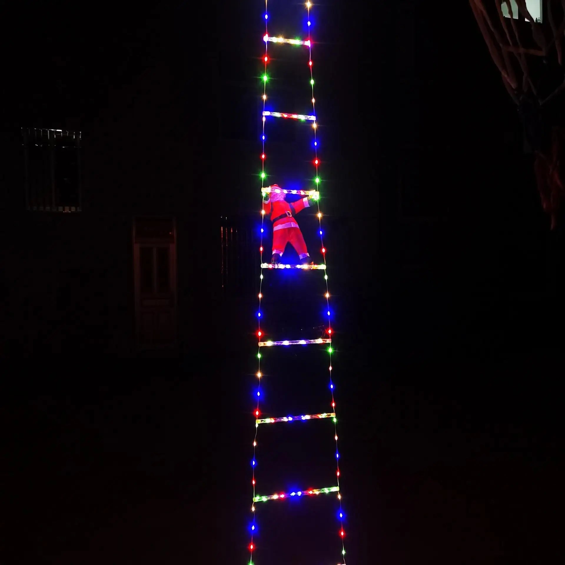 3M Santa Claus Climbing Ladder – Outdoor Christmas Decoration