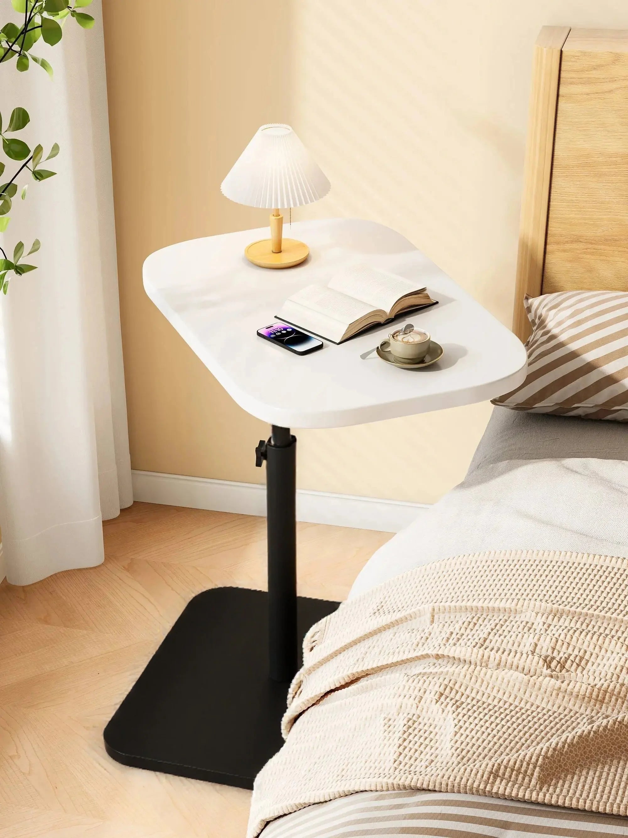 Portable Folding Side Table – Adjustable Laptop & Coffee Desk