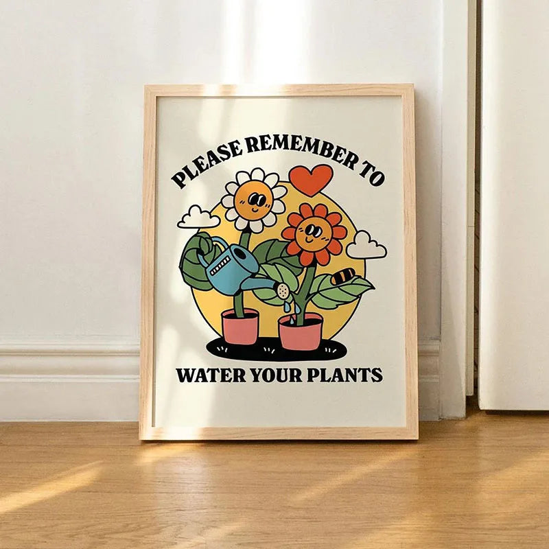 Green Botanical Leaves Canvas – Nature Wall Art Home Decor