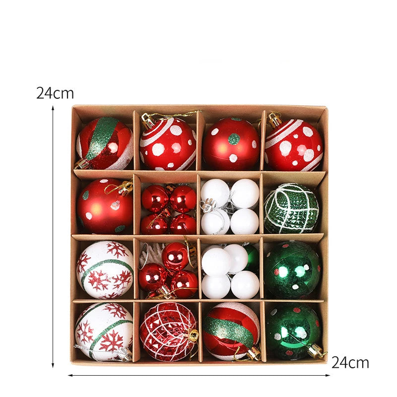 36PCS Christmas Ball Ornaments – Holiday Tree & Home Decor