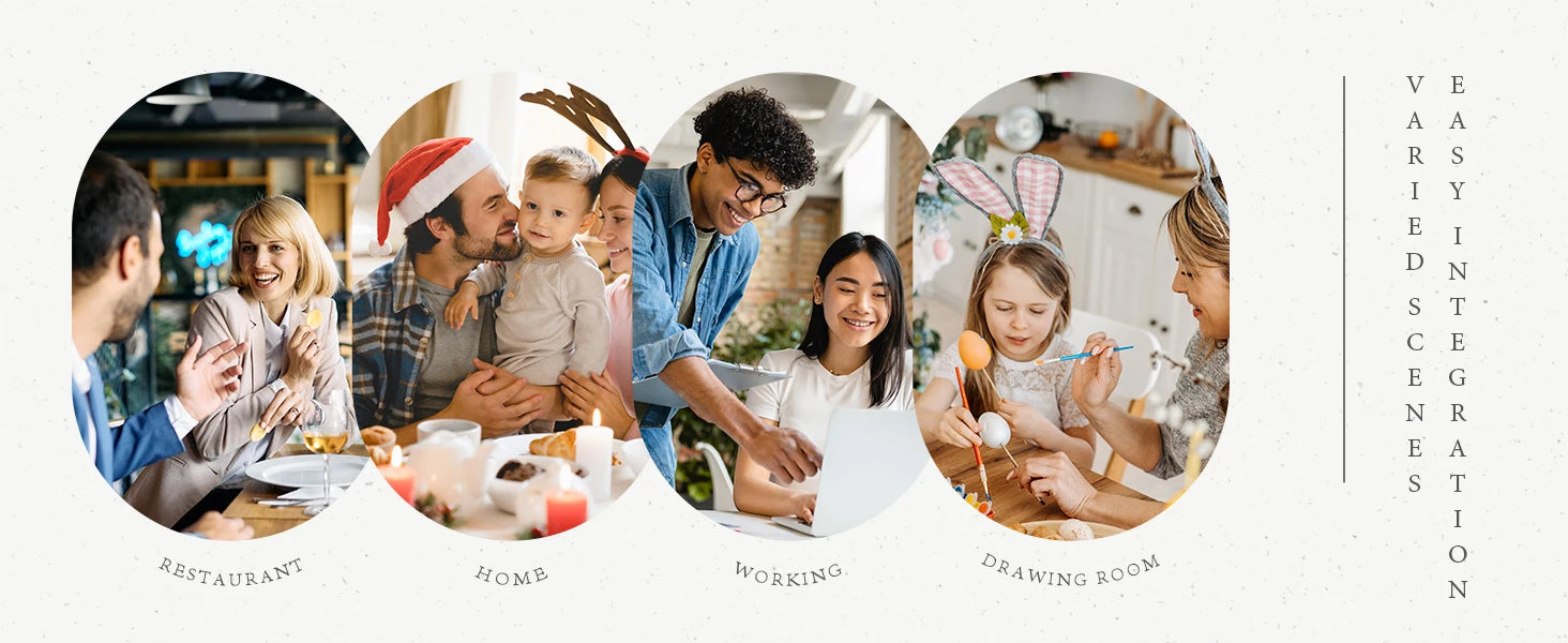 Set of 4 PU Leather Dining Chairs with Wooden Legs