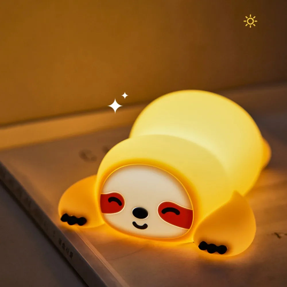 Animal Silicone Night Light with Touch Sensor and Timer