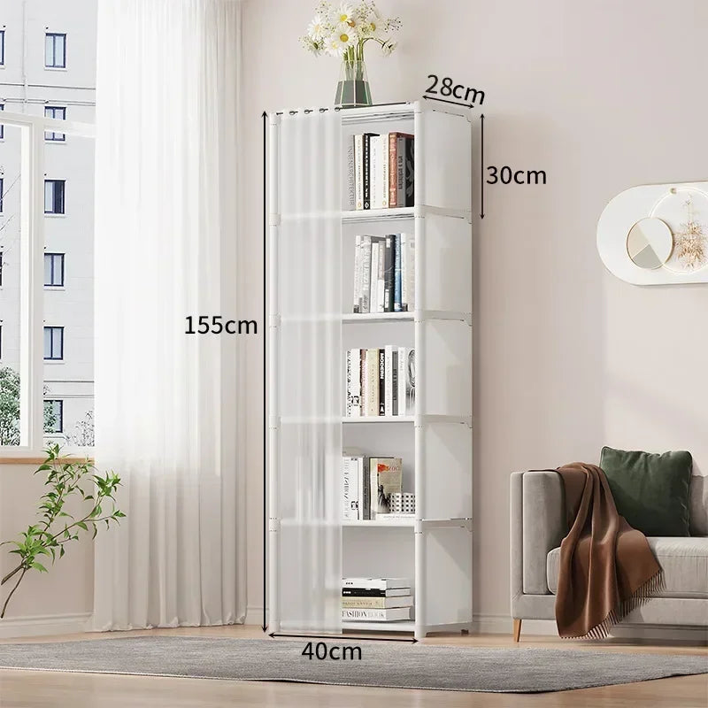 6/5-Layer Dustproof Wardrobe – High Capacity Storage Cabinet