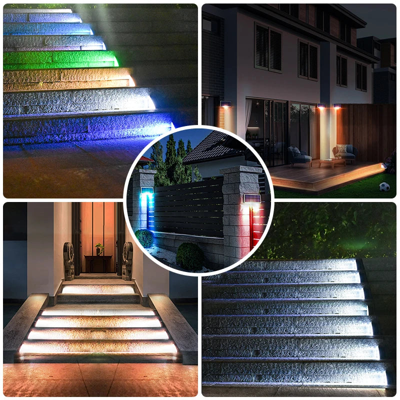 IP67 Waterproof LED Solar Step Light for Outdoor Use