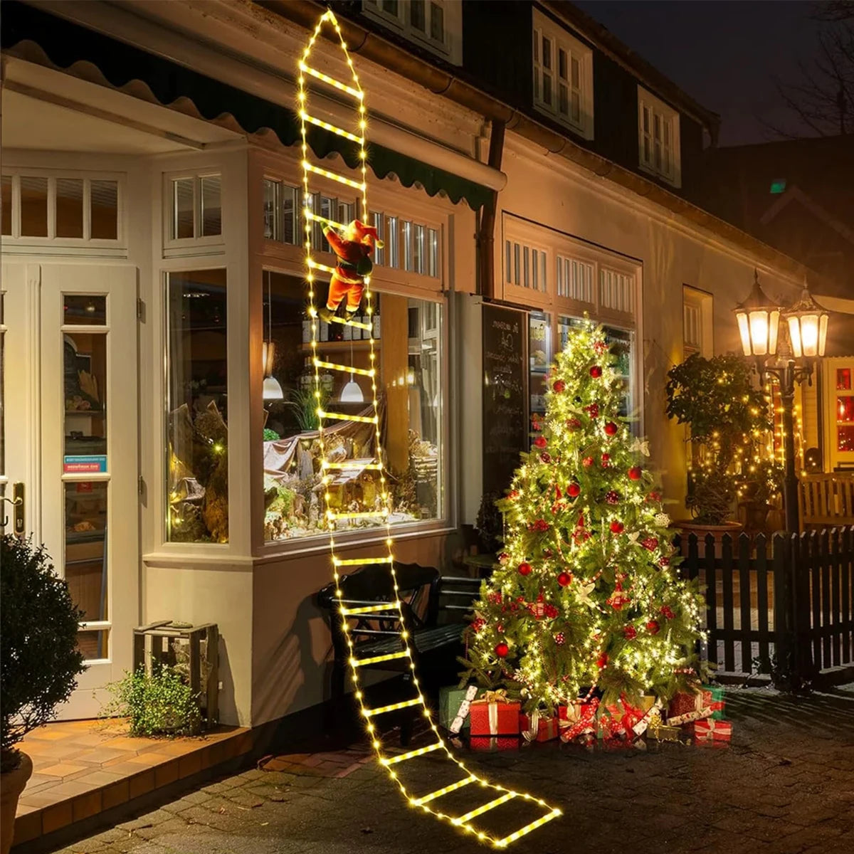 3M Santa Claus Climbing Ladder – Outdoor Christmas Decoration