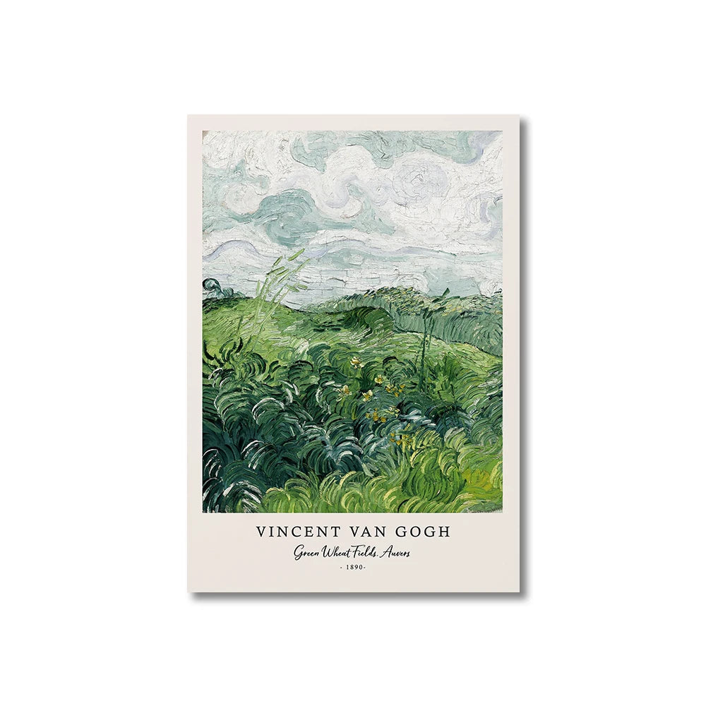 Vincent Van Gogh Writings Prints and Posters Great Work The Starry Night Canvas Painting Decorations for Living Room Wall Art