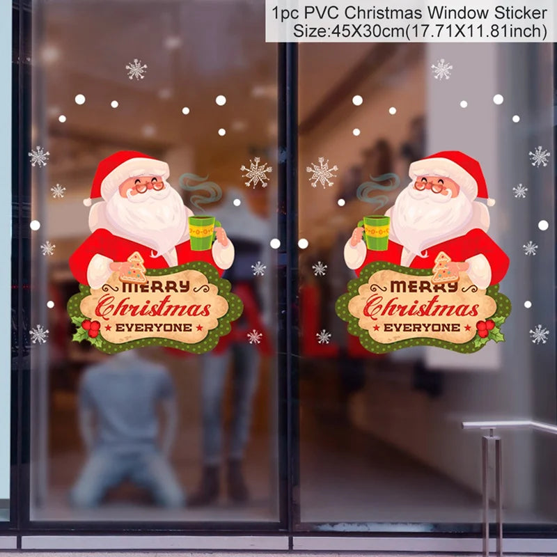 Christmas Window Stickers – Merry Christmas Wall & Home Décor
