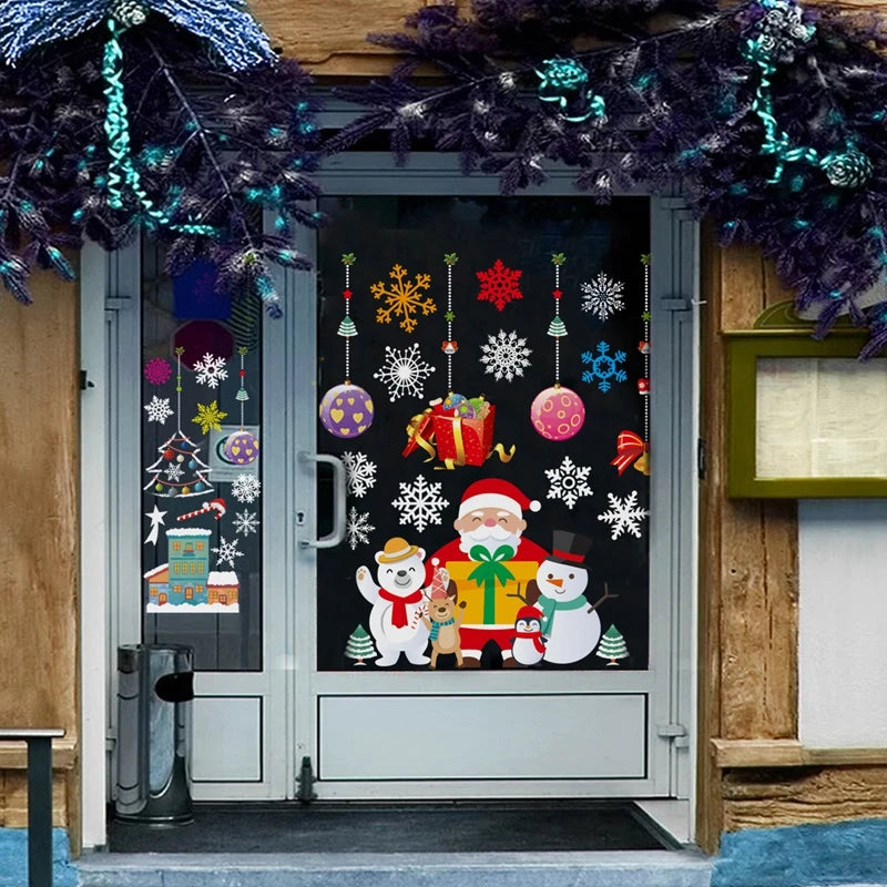 Christmas Window Stickers – Merry Christmas Wall & Home Décor