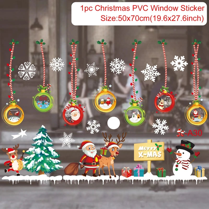 Christmas Window Stickers – Merry Christmas Wall & Home Décor