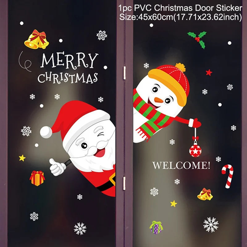 Christmas Window Stickers – Merry Christmas Wall & Home Décor