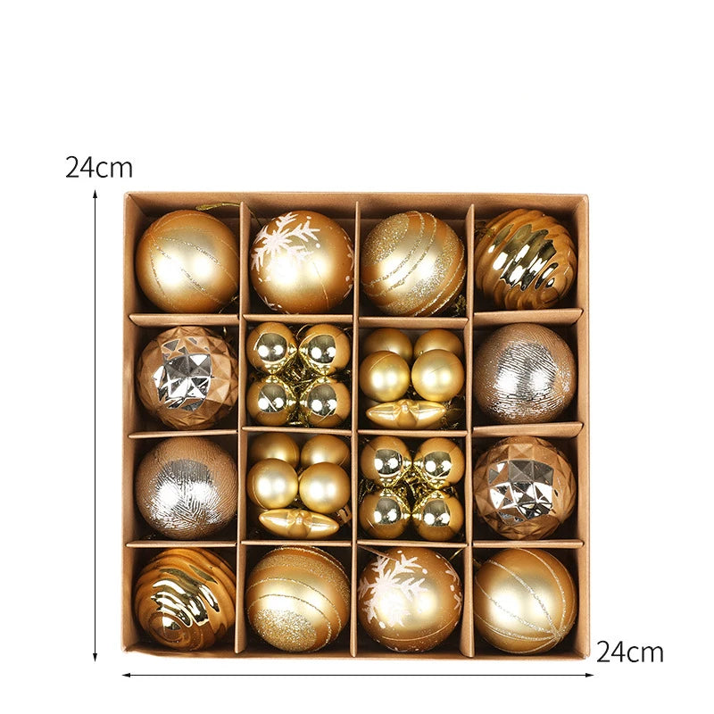 36PCS Christmas Ball Ornaments – Holiday Tree & Home Decor