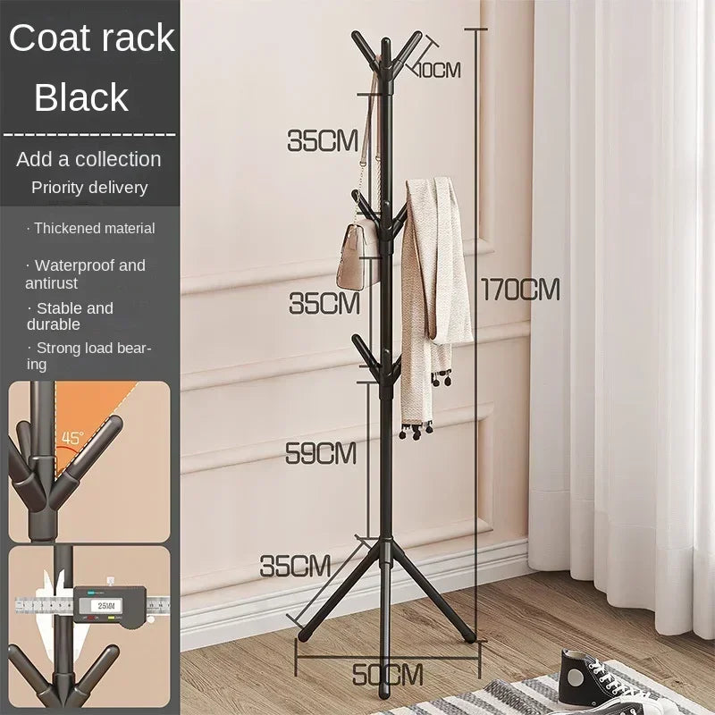 Tree Branch Floor Standing Coat and Hat Rack