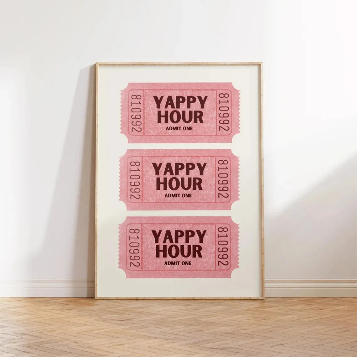 Modern Text Print Canvas Poster Wall Decoration