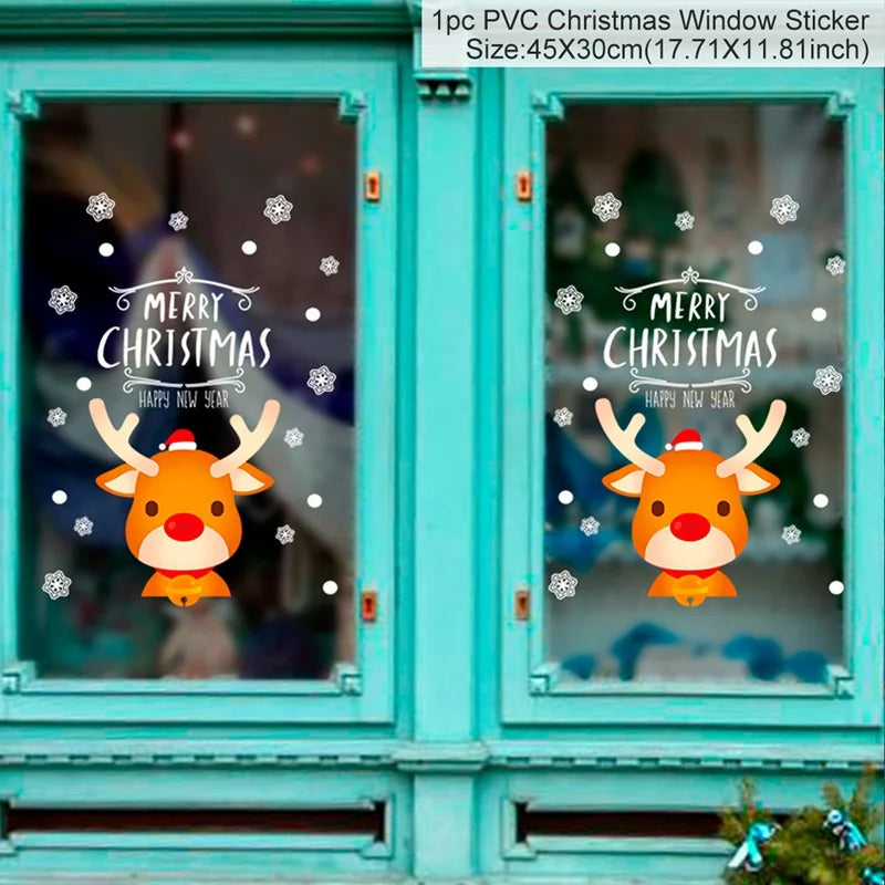 Christmas Window Stickers – Merry Christmas Wall & Home Décor