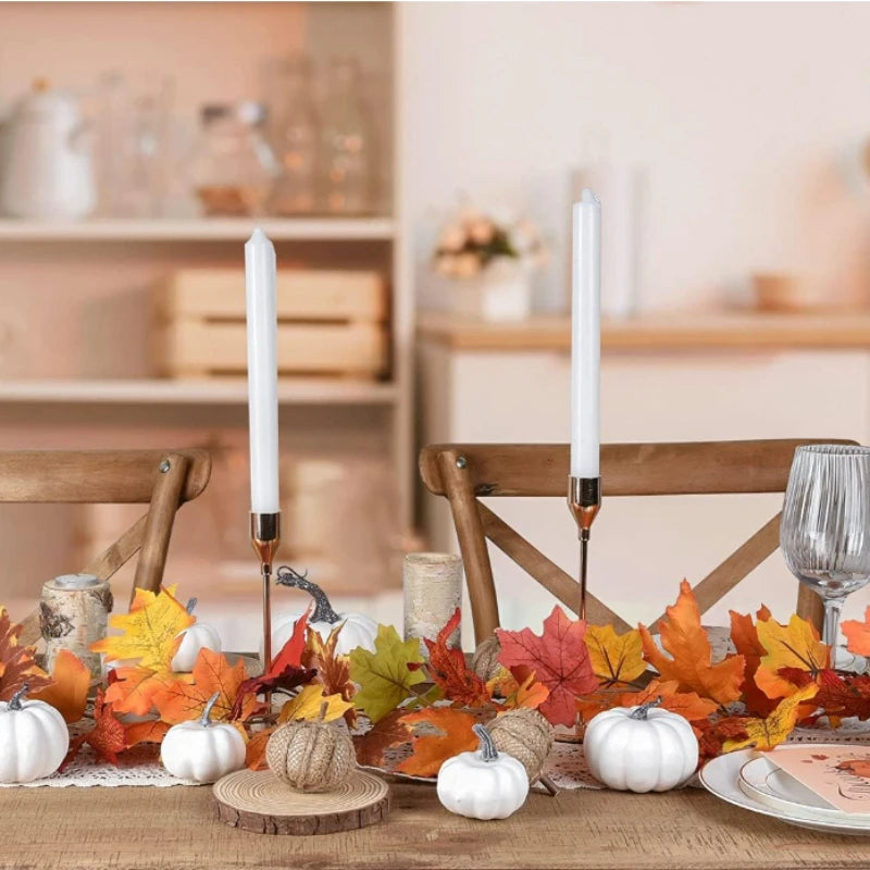 180CM Artificial Maple Leaf Garland – Autumn & Holiday Wall Decor