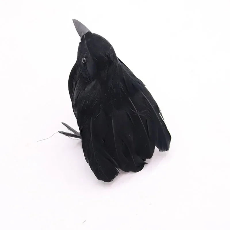 1-3PCS Realistic Artificial Crows – Halloween Party Decorations