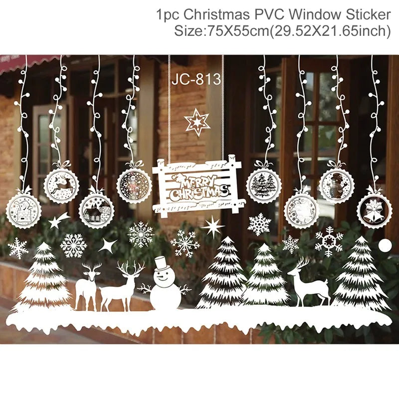 Christmas Window Stickers – Merry Christmas Wall & Home Décor
