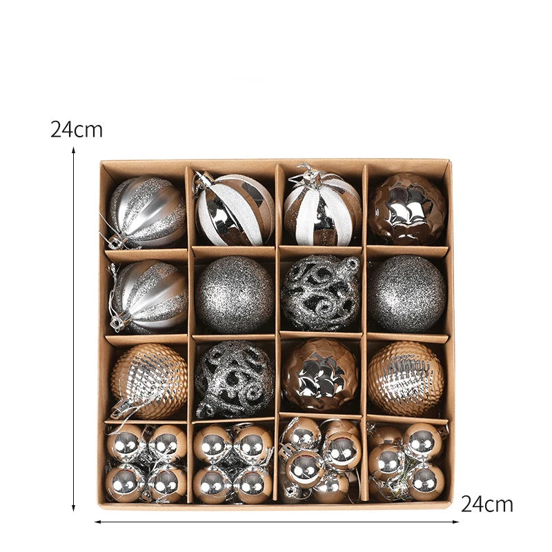 36PCS Christmas Ball Ornaments – Holiday Tree & Home Decor