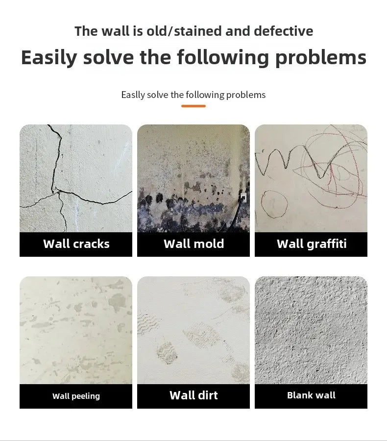 PVC Marble Wall & Floor Stickers – Self-Adhesive Waterproof Tiles