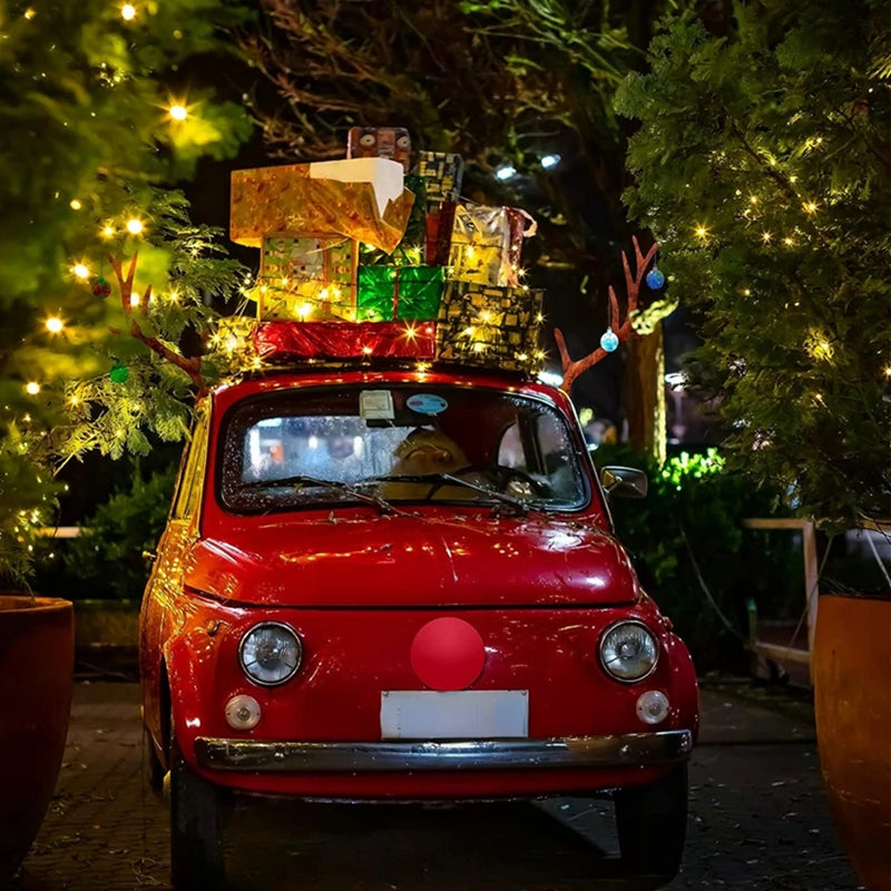 10PCS Artificial Pine Branches with Holly & Red Berries – Christmas Decorations