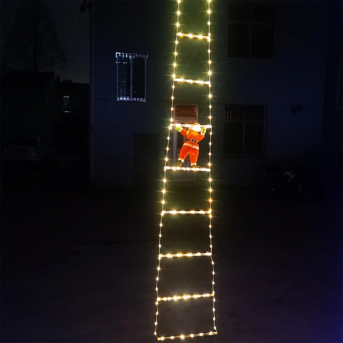 3M Santa Claus Climbing Ladder – Outdoor Christmas Decoration