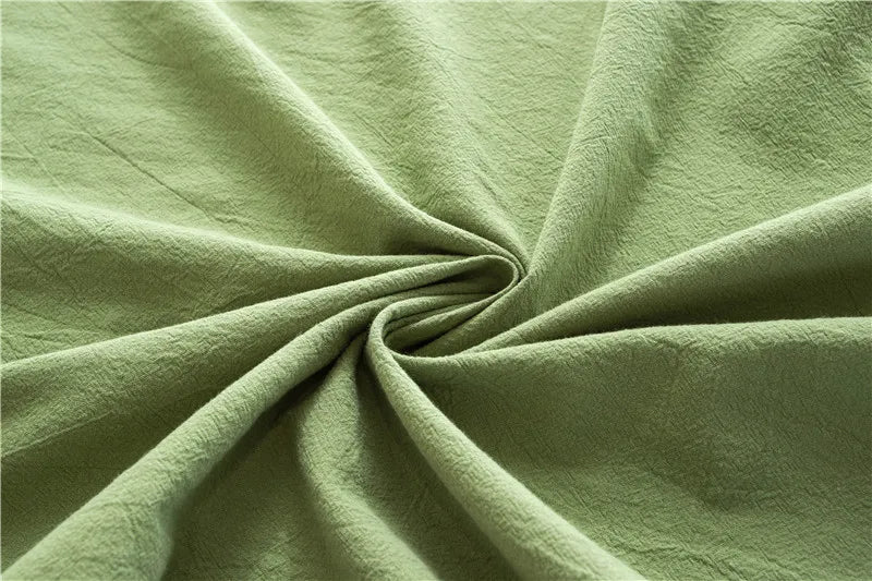 100% Cotton Washable Tablecloth – Elegant Flounce Stitching for Wedding, Party, Dining & Banquet Decoration