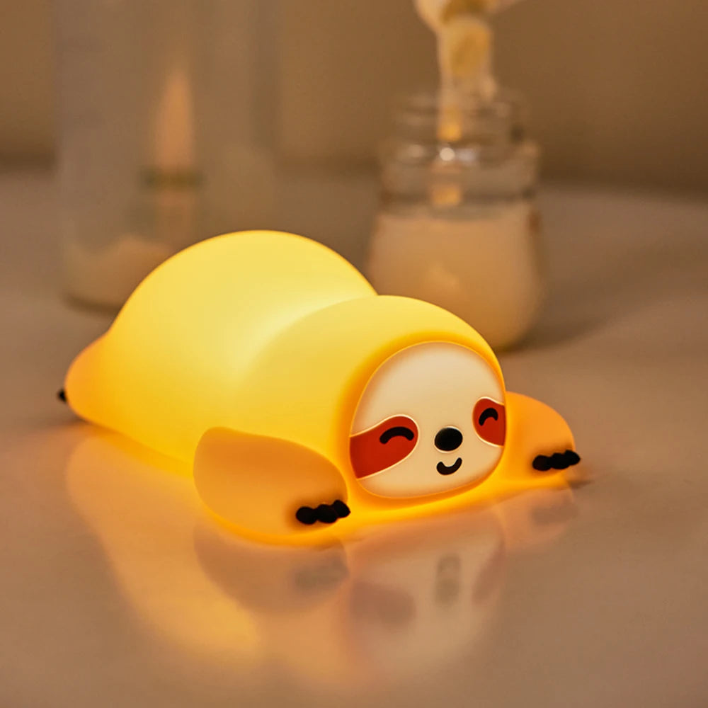 Animal Silicone Night Light with Touch Sensor and Timer