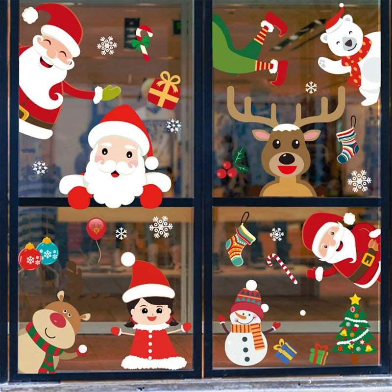 Christmas Window Stickers – Merry Christmas Wall & Home Décor