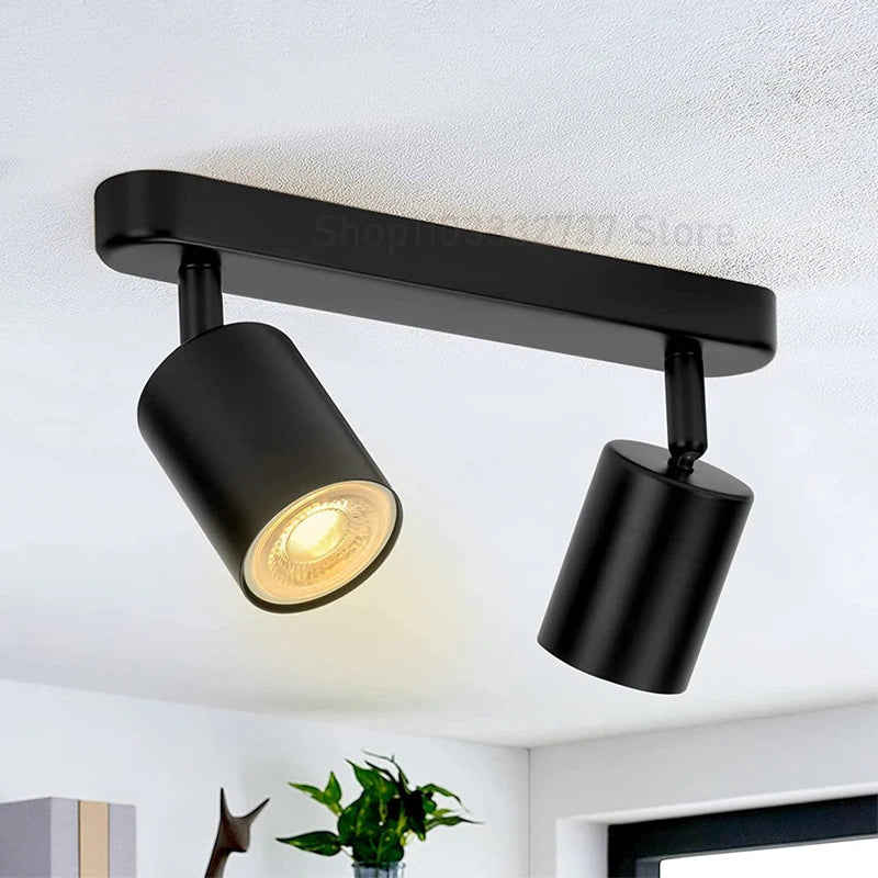 Modern Adjustable GU10 LED Ceiling Light Fixture