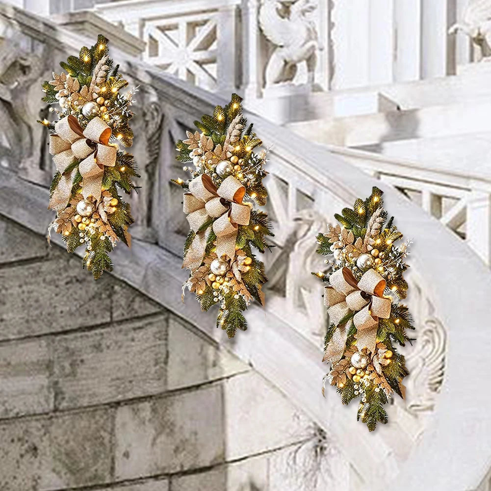 Christmas Wreath Pendant – Decorative Garland for Home & Party