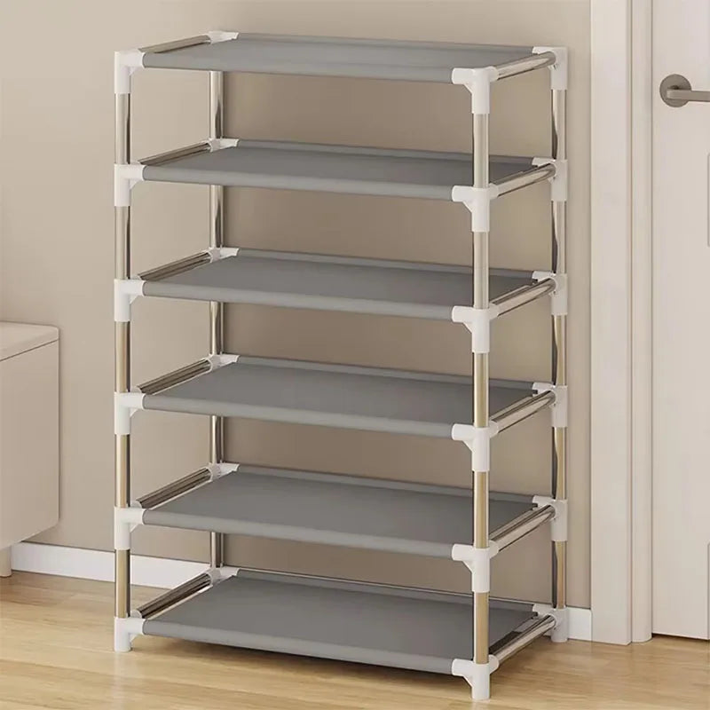 Multi-Layer Fabric Dustproof Shoe Rack Cabinet