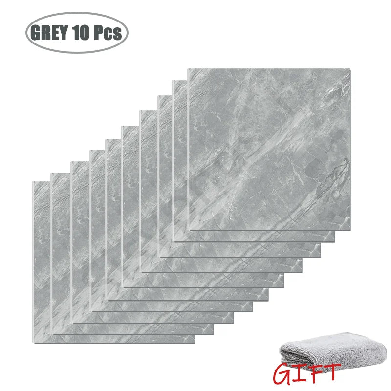 PVC Marble Wall & Floor Stickers – Self-Adhesive Waterproof Tiles